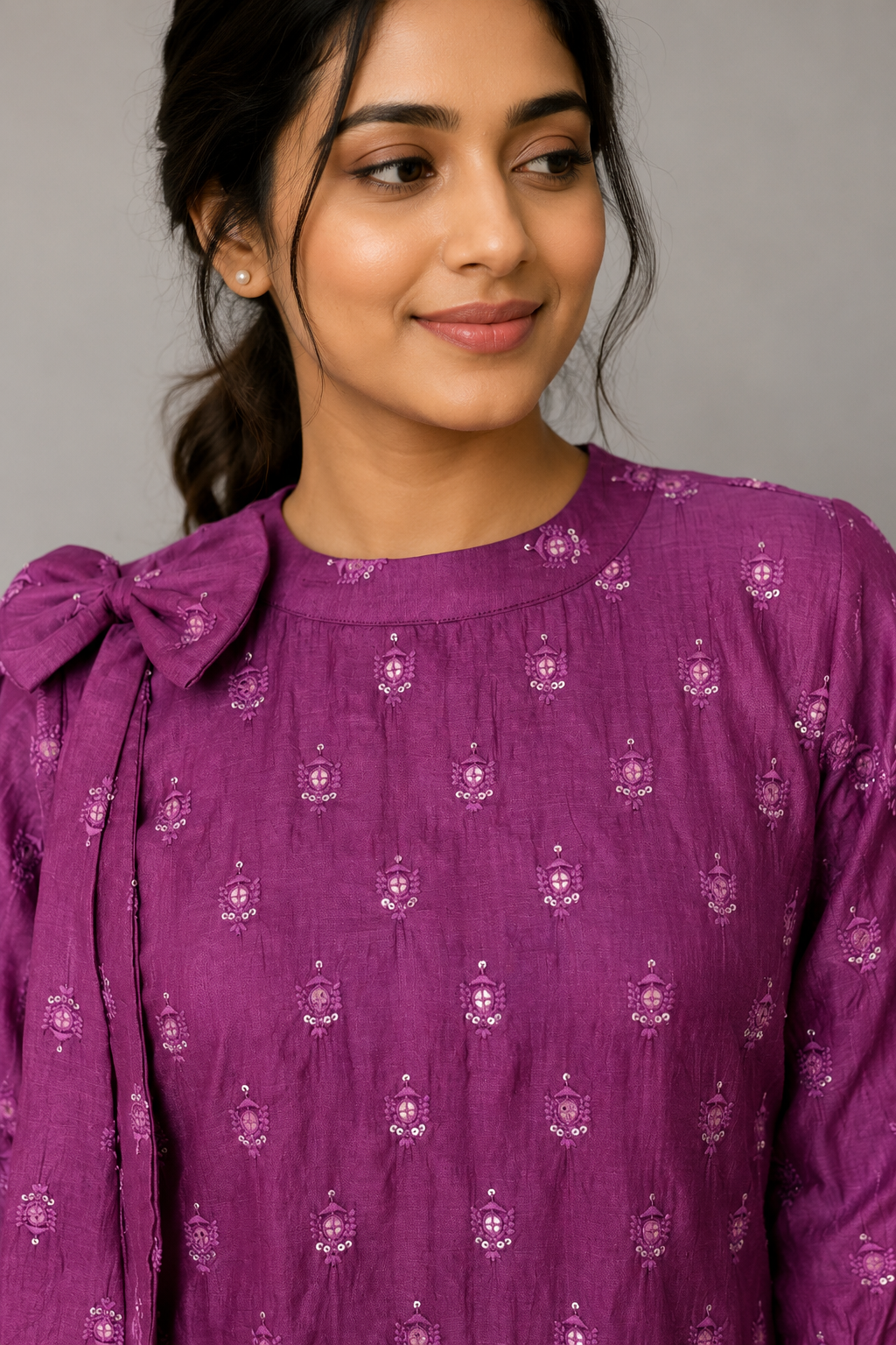 Jamuni Tara Chanderi Dress