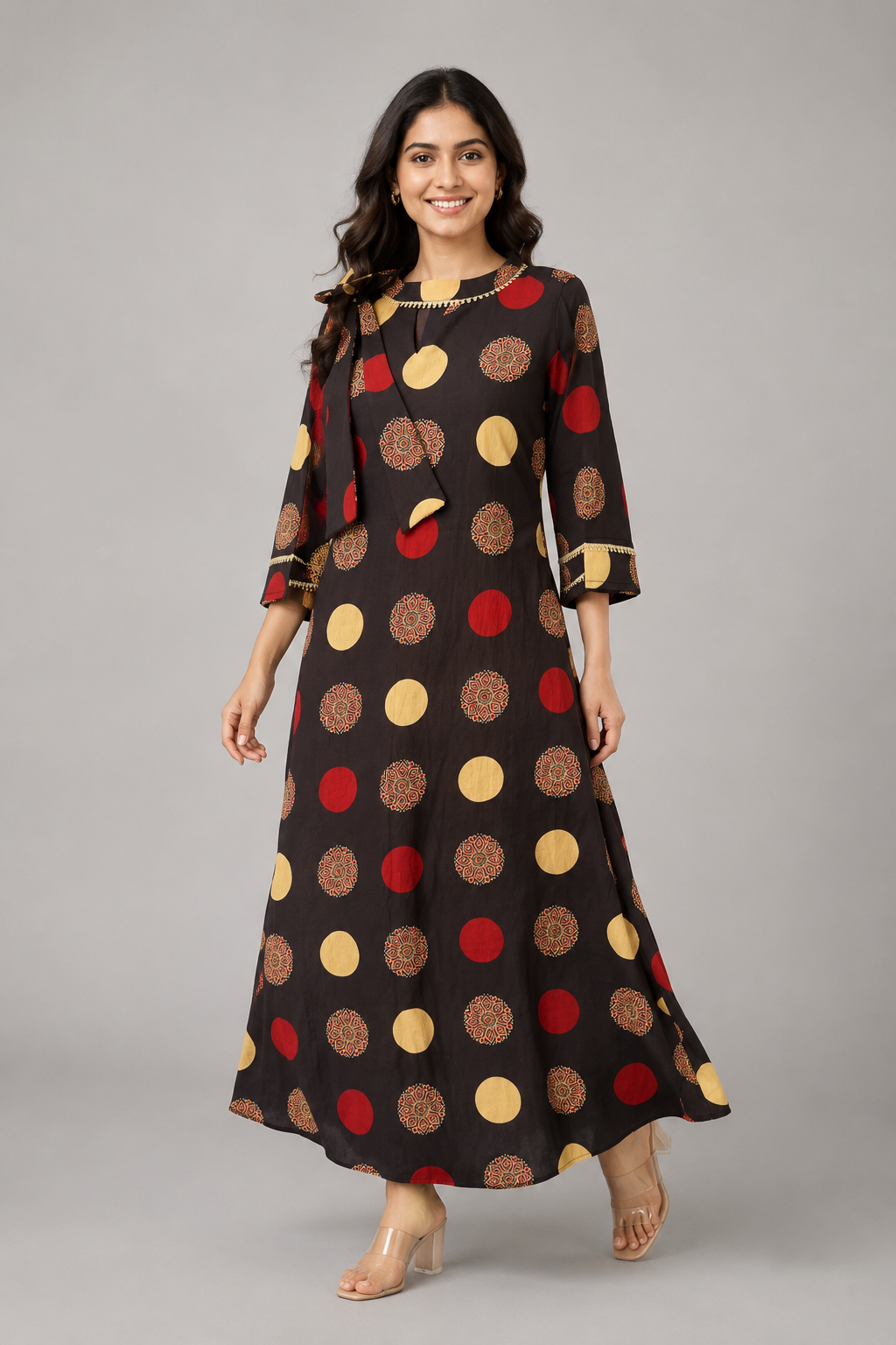 Mehfil Ajrakh Dress