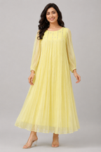 Aarini Lemon Grace Maxi Dress