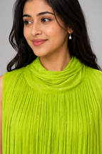 Hari Vanya Lime Maxi Dress