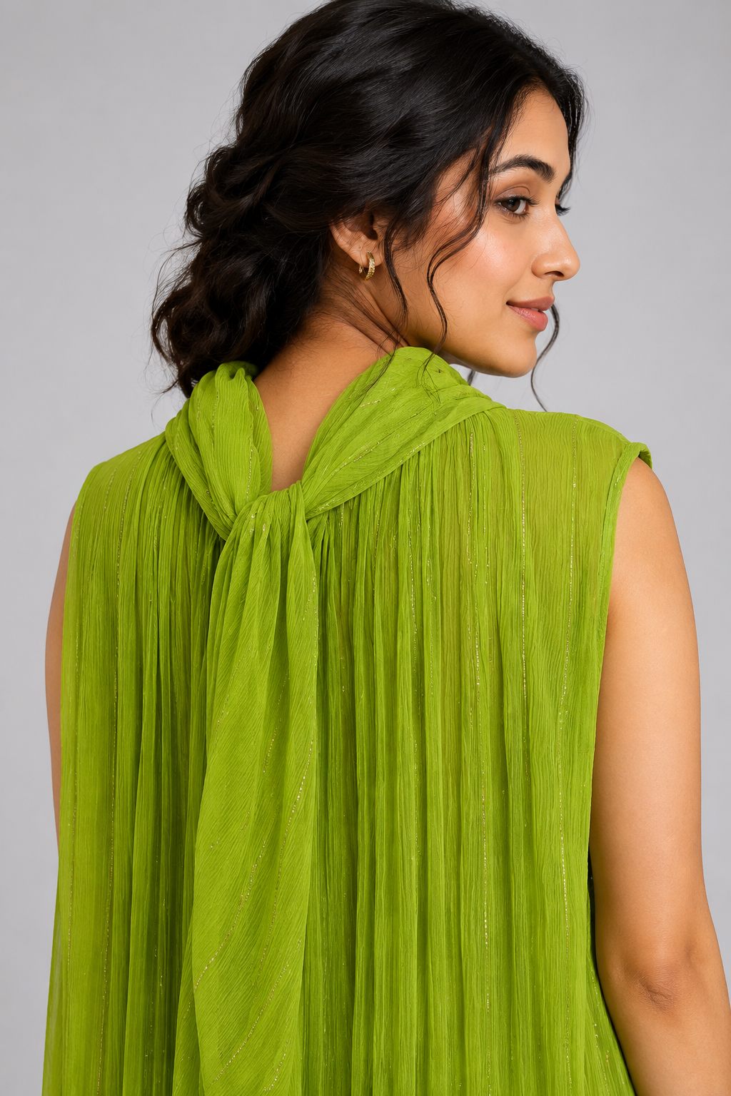 Hari Vanya Lime Maxi Dress
