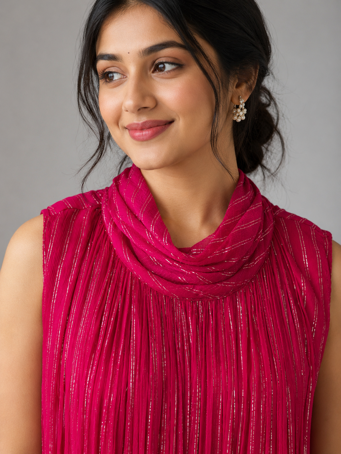 Rangriti Fuchsia Maxi Dress