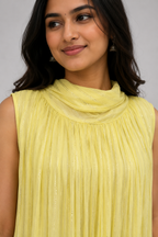 Suramya Lemon Maxi Dress