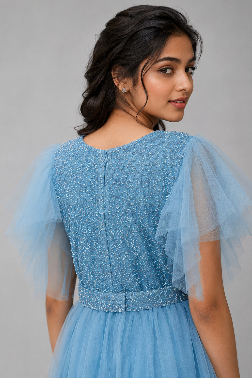 Aarini Sky Blue Party Gown