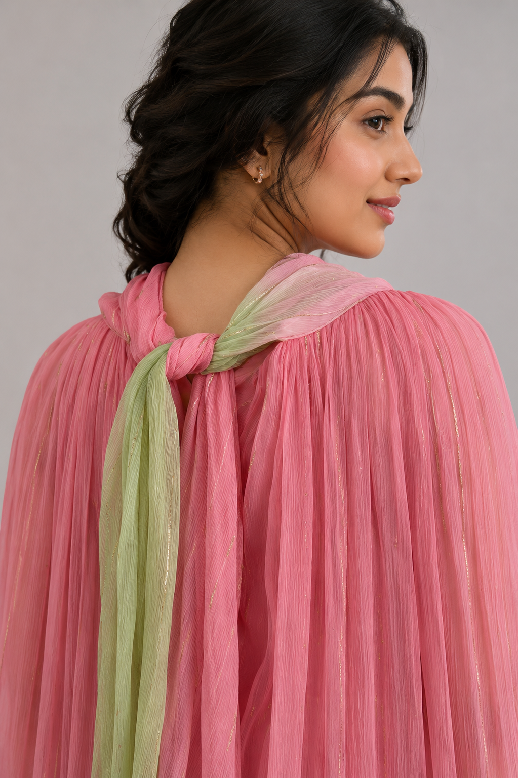 Rangmala Blush Ombre Maxi Dress
