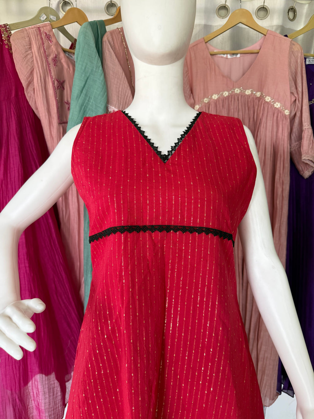 Ragini Lurex Cotton Dress