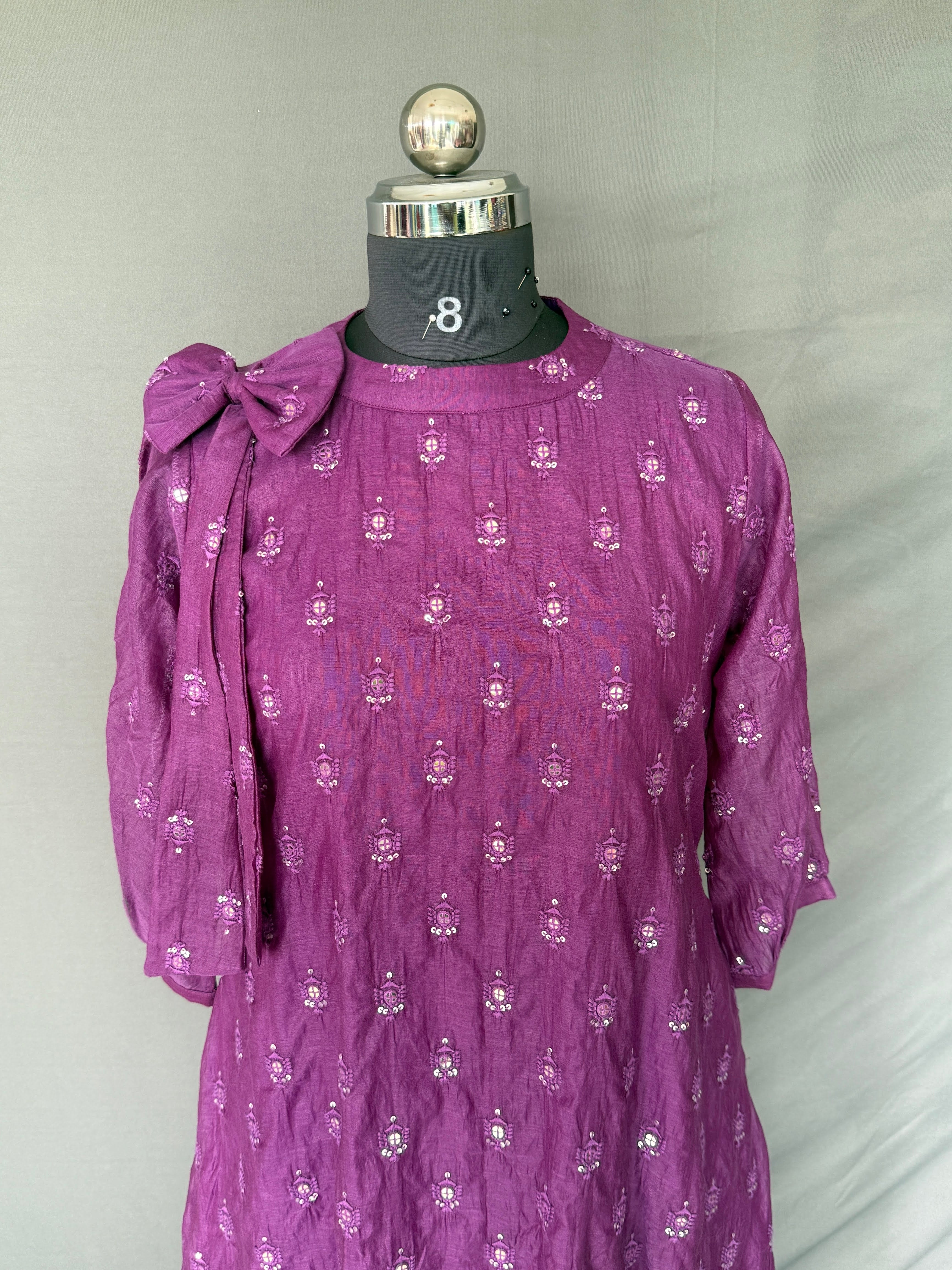 Jamuni Tara Chanderi Dress