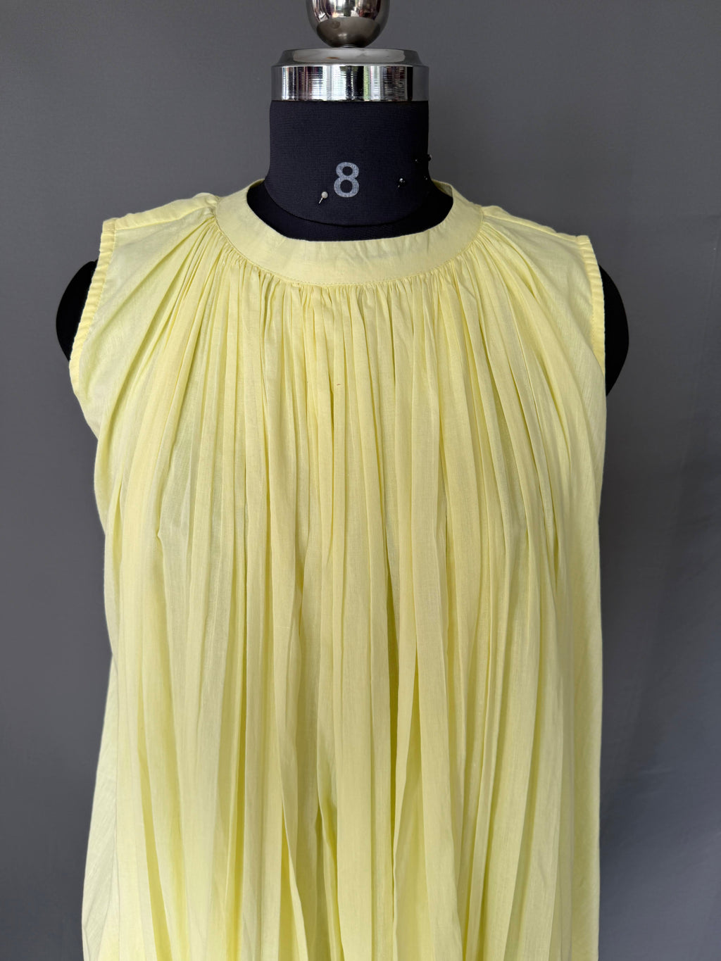 Lemon Noor Georgette Dress