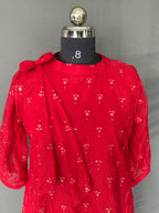 Ruby Charm Chanderi Dress