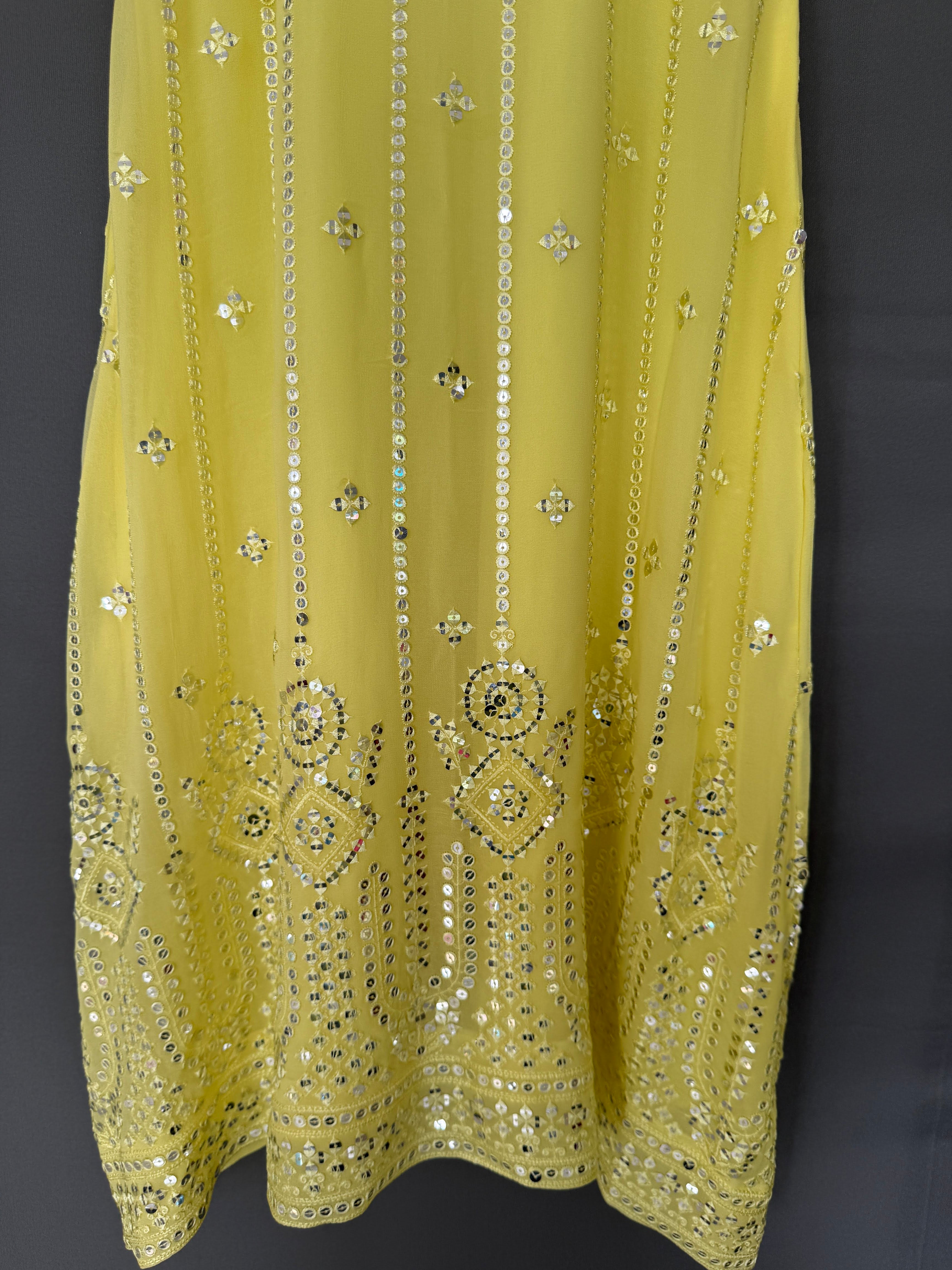 Sunheri Noor Georgette Maxi Dress