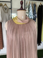 Gulnaar Dual Tone Crushed Chiffon Maxi Dress