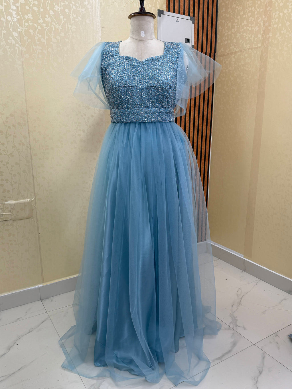 Aarini Sky Blue Party Gown