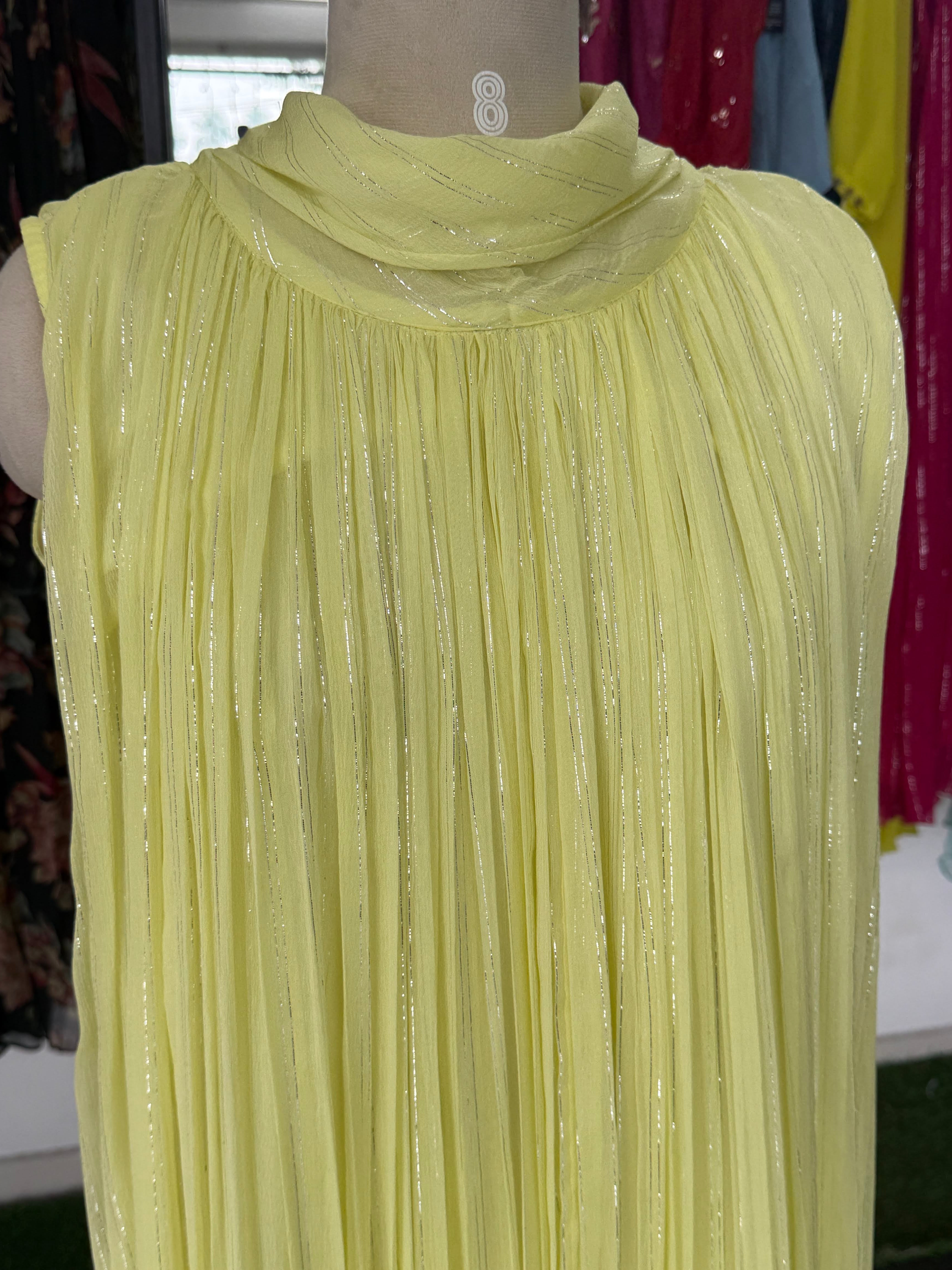 Suramya Lemon Maxi Dress