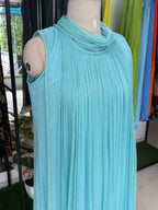 Neel Tara Aqua Maxi Dress